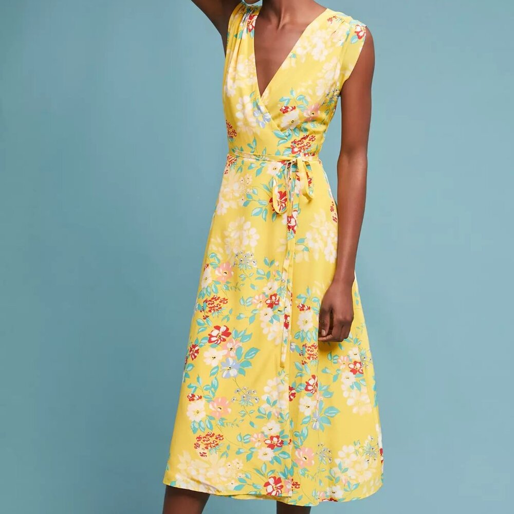 NWT Yumi Kim Lorie Silk Wrap Dress - XS